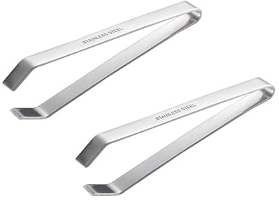 Zambuph Pinzette versatili per lische di pesce, pinze in acciaio inossidabile, utensili da cucina di precisione, utensili manuali per l'aglio, cottura efficiente, pinzette per lische pesce, pinze in