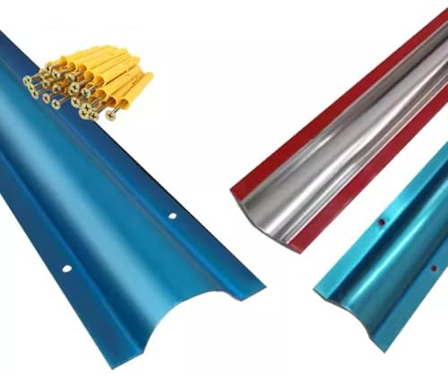 Rytgdxss Calpestabile passacavi Canalina Passacavi In acciaio Inox Verniciabile,Kit Di Occultamento Cavi,Canale Di Copertura Cavi – Copricavo Metallico Calpestabile per Pavimento(1PACK)