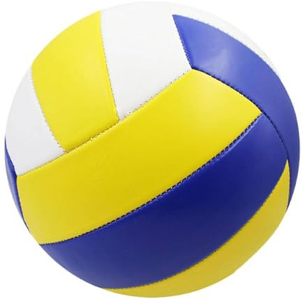 Official Size 5 Volleyball, Soft PU Leather Beach Ball for Indoor Outdoor Pool Gym Training, Waterproof Professional Game Sports Equipment with Enhanced Grip and Durability