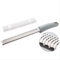 Premium Grater Zester Zester Citrus Kitchen Parmesan Grater Lemon Saute Nutmeg Grater Glyrgher Razor-Sharp Stainlesss Stee L Blade Cleaning Brush Chocolate Planing Blue 32 X 2.6Cm Figsplanating Knife