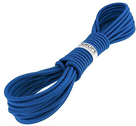 Kanirope® Gummiseil MONOSPAN PE 6mm 50m Blau Expanderseil Spann Seil Spanner Spannseil Plane