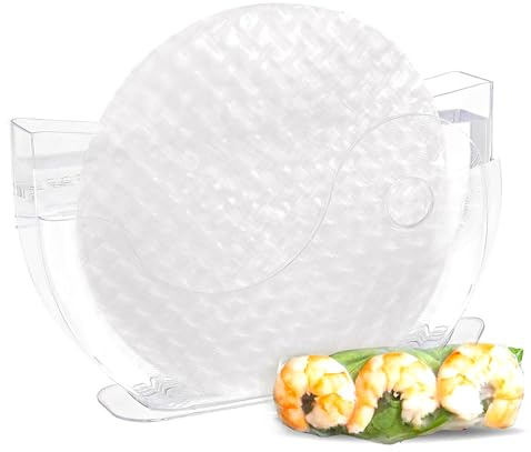Rice Paper Roll for Spring Rolls, Water Bowl Holder, Summer Water Roll - Egg Rolls, Fresh Spring Roll Making (Rice Paper Not Included)
