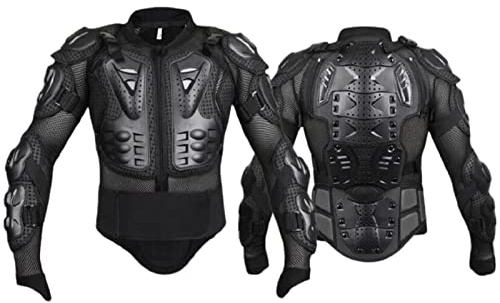WHYUNM26 Erwachsene Motorrad Schutzjacke Atmungsaktives Mesh Armor Gear Guard Off Road Radfahren Skating Protektor Dirt Bike ATV,M(55kg)