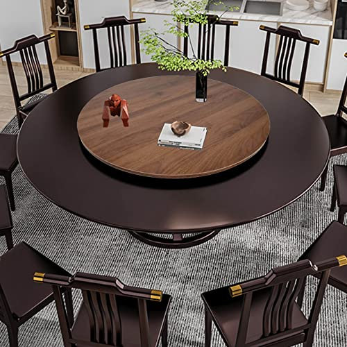 Lazy Susan Bandeja De Servicio, Plato Giratorio Redondo Para Mesa De Comedor, Tabla Rotativa De Madera, Bandeja De Placa Giratoria, Pantalla De Cocina Bandeja Giratoria ( Color : D , Size : 100cm-39in