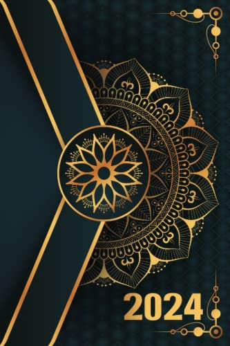 2024: Kalender 2024 Monatlicher und Wochenplaner, 1 Woche auf 1 Seiten, Buchkalender Januar bis Dezember 2024, DIN A5.