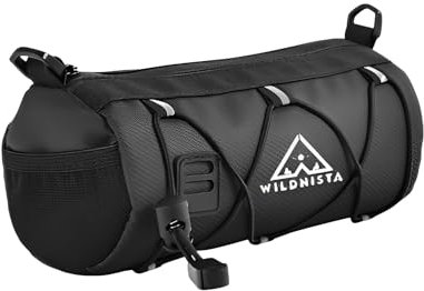 Wildnista - Lenkertasche Fahrrad, Wasserabweisende Fahrradtasche, Lenkertasche für Renn- Gravel- Mountainbike