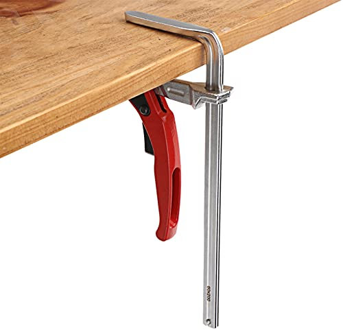 Pinces d'établi 1PC/2PCS Pince de rail de guidage rapide Carpenter F Clamp Serrage rapide pour MFT et système de rail de guidage Outil à main Travail du bois DIY pour établi, travail du bois, atelie