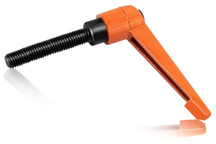 Verstellbare Klemmhebel Griff,M10 Spanngriff Griffmutter Klemmgriff Verschlusshebel Außengewinde Griff Maschinengriffe 50mm