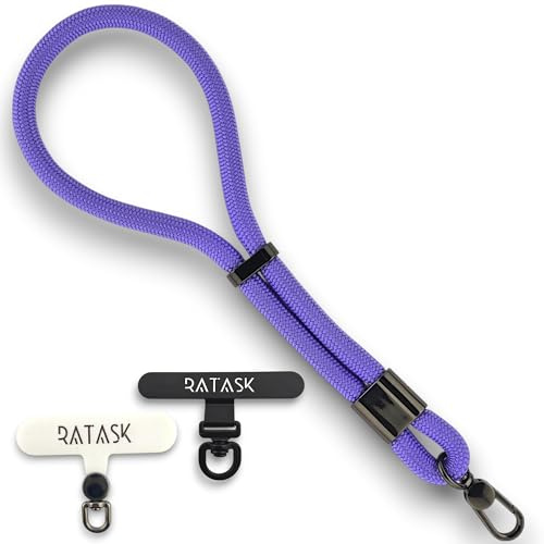 RATASK Adjustable Wrist Strap Lanyard, Rope Lanyard Wrist Strap for Mobile Phones, Cameras, Keyring, Keychain,Mobile Accessory Pendant