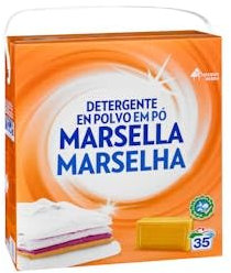 Detergente ropa jabón de Marsella Bosque Verde en polvo Caja 35 lavados (2,28 kg) Pack 2