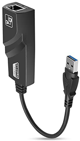 Tarjeta Ethernet USB 10/100/1000Mbps Adaptador Ethernet USB 3.0 a RJ45 Adaptador LAN para computadora portátil Juego Switch Card para PC