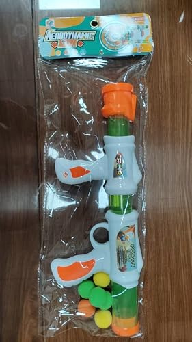 Foam Ball Popper Air Guns and Moving Target Shooting Game Toy for Boys Girls Outdoor, Air gun foam kids toys Air powered gun Foam Ball Launcher，Best Holiday or Birthday Gift for Boys and Girls