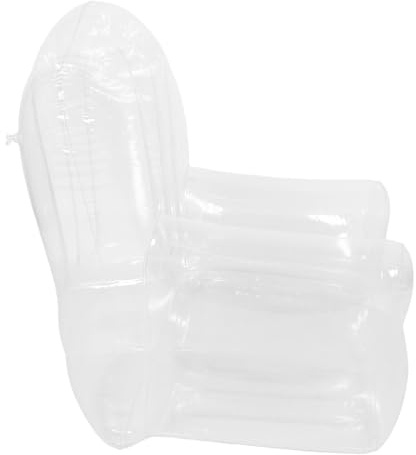 Levemolo Sofá Inflable Transparente de PVC Portátil para Sillón Hinchable para Sala Camping y Jardín Diseño Grafiti Liviano y Fácil de Transportar