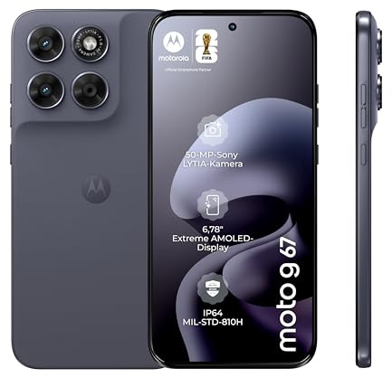 Motorola Moto g67 5G Smartphone 50-MP-Kamera 4-256 GB Arctic Seal