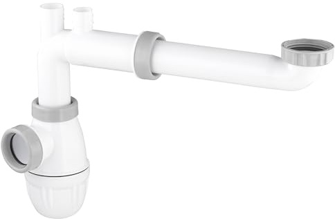 Siphon NF gain de place pour lavabo raccordement facile NOYON & THIEBAULT