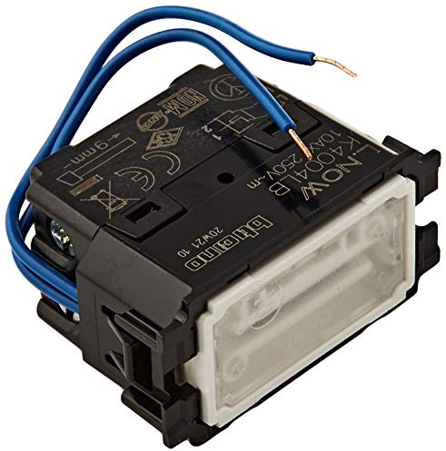 Bticino SK4004LBF Living Now Invertitore Illuminato, Blu, 1 Pezzo