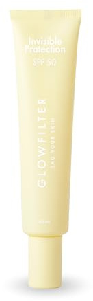 Crema Facial con Protección Solar Invisible - SPF 50+, Textura Gel Oil Free - Antimanchas de Uso Diario para Todo Tipo de Pieles - 40 ML, Vegano - Glowfilter by Marta Lozano