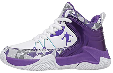 IFIKK Scarpe da Basket per Ragazzi per Bambini Sneakers con Suola Spessa Scarpe Sportive per Bambini Antiscivolo Scarpe da Ginnastica per Bambini (ST 22,34), (IFIKK998-ST 22-34)