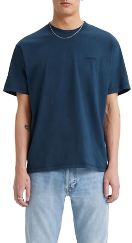 Levi's herr T-Shirt Red Tab Vintage Tee, Dress Blues Garment Dye, M