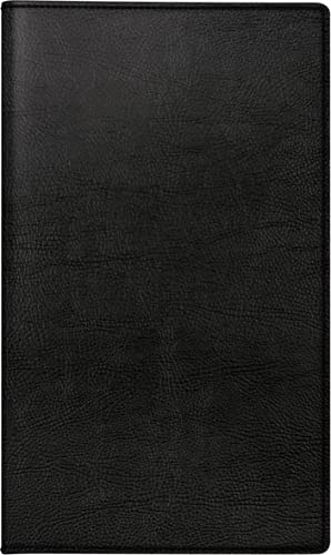 rido/idé Monatskalender Modell TM 12 2024 2 Seiten = 1 Monat Blattgröße 8,7 x 15,3 cm schwarz
