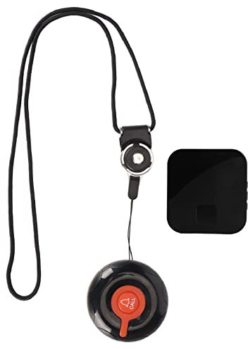 Intelligentes Rufsystem, Notrufknopf für Senioren/Senioren Notruf, 1 SOS Ruftaste/Senderempfänger, Schwesternruf Alarm, Hilfesystem für Patienten zu Hause.