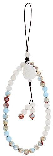 eMagTech Perles de Téléphone Portable Lanière Main Dragonne 24cm Anti-Perte Perle Suspendu Bracelet Remplacement pour Porte-clés U Disque Sac à Main Décoration
