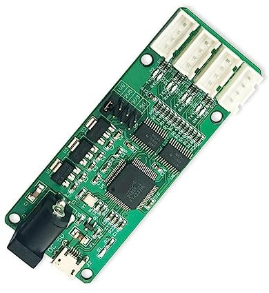 TsoLay 1 Stück USB-Zu-4-Wege-TTL-, Serielles Port-, FT4232-Chip, DC-5V-Konverterplatine für Geräte
