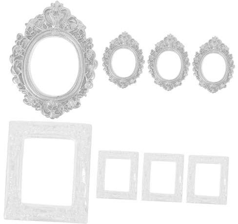 PRETYZOOM 32stücke Miniatur-bilderrahmen Vintage Picture Frame Deko Für Handyhüllen Bastelmaterialien Für Kreative Projekte Und -landschaften