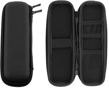 eModwey Eva Stift Etui Federmäppchen Schlampermaeppchen,Mäppchen Schwarz Wasserdicht Schulmäppchen Bleistift Tasche Aufbewahrungstasche klein für Executive Füllfederhalter, Stylus und Kugelschreiber