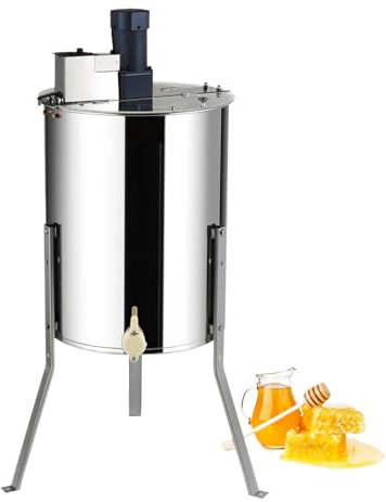 Extracteur de miel 4/8 cadre manuel électrique en acier inoxydable nid d'abeille Spinner manivelle centrifugeuse à miel équipement d'apiculture