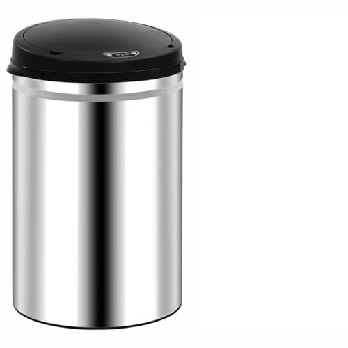 ShGaxin Poubelle avec capteur automatique 30 l en acier inoxydable, poubelles de cuisine, poubelle de cuisine, poubelle de cuisine, recyclage des ordures