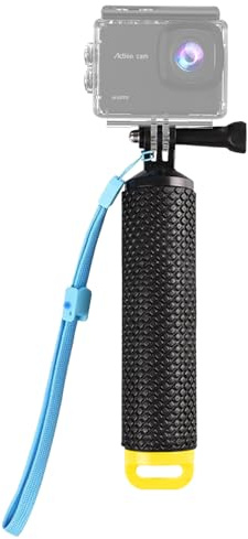 Camlance Schwimmender Griff Rutschfester wasserfester Griff Einbeinstativ Selfie-Stick Ergonomisches Design Für Action Cam geeignet