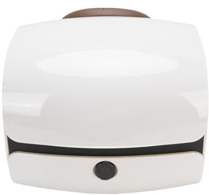 Boîte à Queue de Dossier de Moto, Capacité de Stockage 32L Boîte Supérieure Arrière Motorcycle Abs pour Une Utilisation Quotidienne (Blanc Brillant)