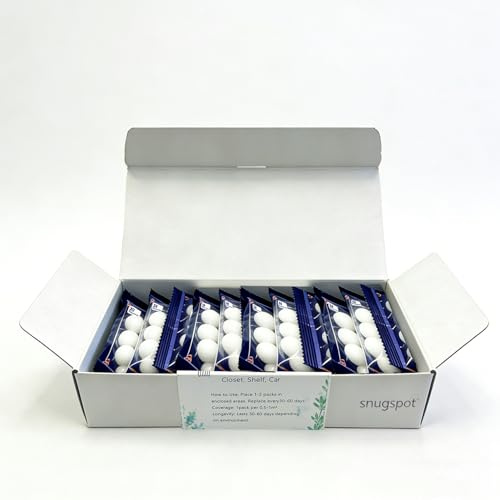 SnugSpot Bolsitas Perfumadas para Armario y Cajones – Ambientador Natural para Ropa, Fragancia Duradera para Armarios, Cajones y Espacios de Almacenamiento 300 Piezas