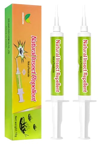2 x10ml Kakerlaken Überwachungsgerät, Insektenfalle Gel, Kakerlakenfallen für gegen in Küche, Schlafzimmer, Keller