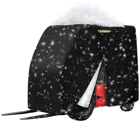 Custodia impermeabile per carrello elevatore, impermeabile, con nastro riflettente, resistente per carrello elevatore, per edilizia, magazzino, centro di distribuzione