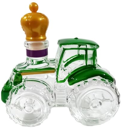 Tractor Whiskey Decanter Bottle - Glass Liquor Container, 3D Tractor Sculpture | Novelty Whiskey Tequila Vodka Brandy Decanter for Home Bar Office Decoration with Smooth