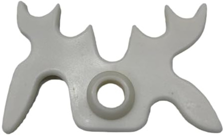Milageto Billiard Cue Bridge Head Cabezal de Puente para Taco de Billar Estante para Tacos Accesorio Ligero de PP Herramienta Auxiliar Adecuado para Adultos Pr, Blanco