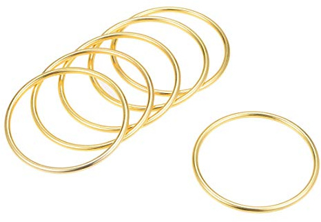 sourcing map Stk. O Ring Schnalle, (mm) | Hardware Tasche Kunst DIY Zinklegierung