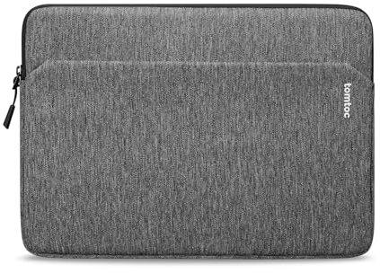 tomtoc Slim Tablet Tasche Hülle für 11 Zoll iPad Pro M5/M4 & iPad Air M3/M2 2025-2024, iPad (A16), iPad Pro M2&M1, 10,9 iPad 10, Galaxy Tab A9+/S9 FE, Sleeve mit Zubehörfach, für Smart/Magic Keyboard