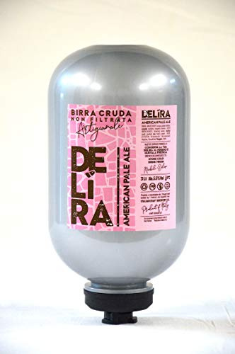 Birra Artigianale Cruda Italiana DELìRA APA Minikeg 3 Litri | Prodotta da I.C.B. Italian Craft Brewery