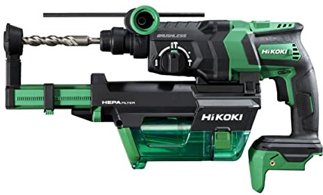 HiKOKI Akku Bohrhammer 18V (Ohne Akku und Ladegerät, Brushless Motor, DH18DPC)