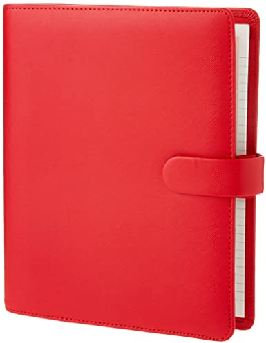 Filofax Saffiano-Organizer, A5, Mohnblumenmotiv, 22-022622, poppy