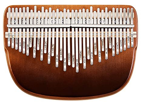 Kalimba 34 Key Kalimba Thumb Piano Double Layer Professionelle Chromatische Musikinstrumente (Color : A 34 Keys)