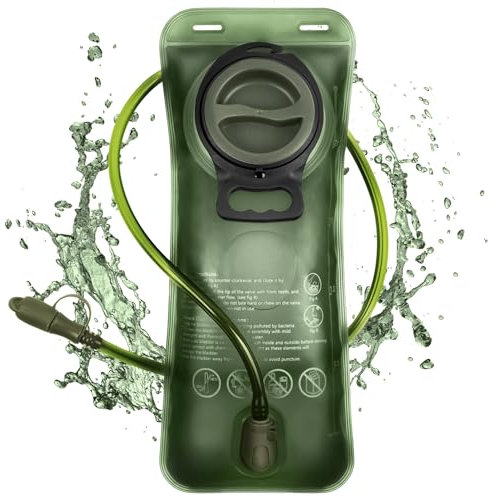 flintronic Sacca Idrica, Sacca Idrica a Prova di Perdite da 2 Litri, Serbatoio Acqua Senza BPA con Tubo Coibentato, Sostituzione del Pacchetto Idrico per Escursionismo all'Aperto Campeggio Ciclismo