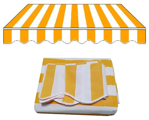 Tessuto tenda da sole per esterno ricambio tenda tessuto da sole per esterno Baldacchino telo Parasole per ponte Ricambio per tende a metro Tessuto Oxford in PVC Adatto per cortili, portici e finestre