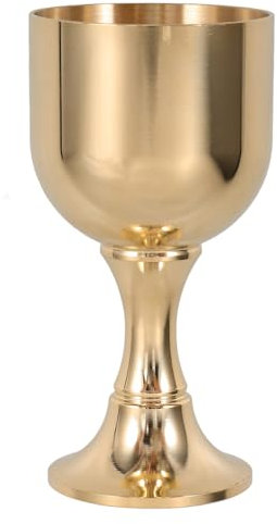 HOLIDYOYO Calice Tradizionale in Metallo Eleganti Bicchieri Da Vino Per Tazza Retrò Calice Da Vino in Rame