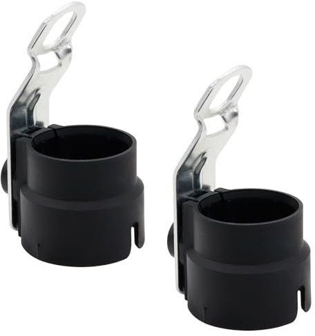 VZU 2 Stück Anhängerstecker, 7 polig oder 13-polig Stecker Anhänger, Drehbar, Universeller Steckerhalter für Pkw Anhänger Zubehör, Steckerhalter für Anhänger, Anhängersteckerhalter