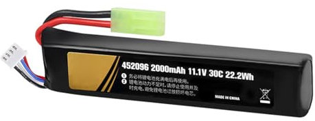 CAZSTYK WaterGuns Airsofts Batteria 3S 11.1V 2000mAh 452096 Giocattolo Elettrico 11.1V Batteria Ricaricabile 3S 30C