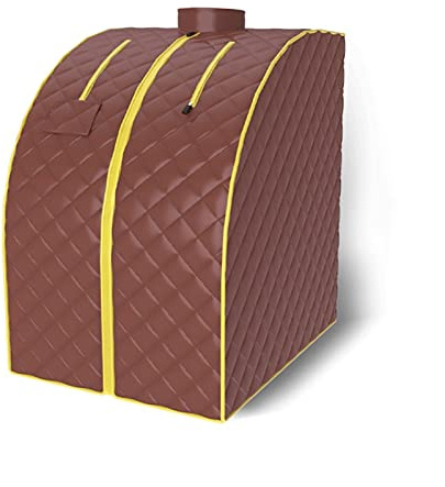 Msuiiixcccc Saunas Sauna de Vapor portátil SPA para Bajar de Peso Desintoxicación Relajación en casa Silla generadora de Vapor de 900 vatios incluida